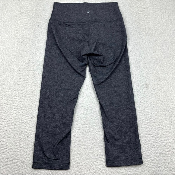 Lululemon Wunder Under Leggings Women's 8 Crop High Waist Stretch Yoga - Picture 1 of 9